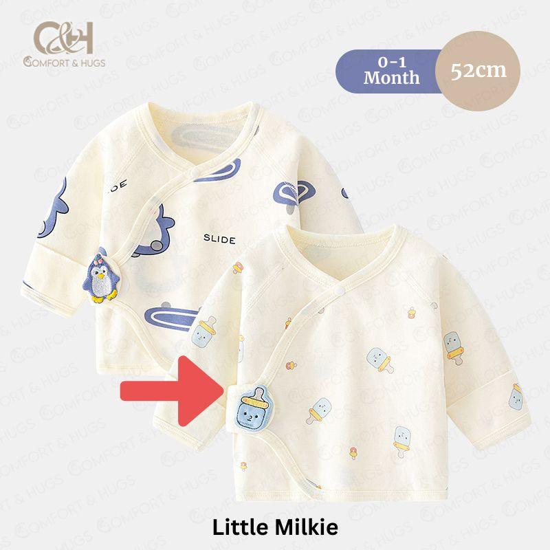 Baby Kimono Newborn Cotton Yarn Bodysuit Romper Infant Japanese Pajamas 0-24 Months Comfort & Hugs - Comfort & Hugs