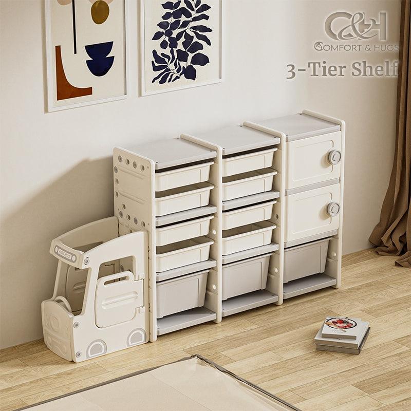 Kids/ Baby Bus Storage Rack With Accessible Bus Driver Seat, Space Saver Storage Box Organizer, Pet Storage Organizer INSTOCK Comfort & Hugs - Comfort & Hugs