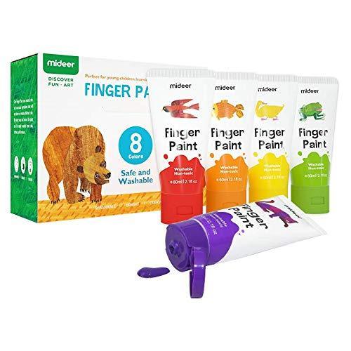 Comfort & Hugs x Mideer Kids Toys Toy Eric Carle Safe Washable Finger Paint 6pcs/8pcs/12pcs - Comfort & Hugs