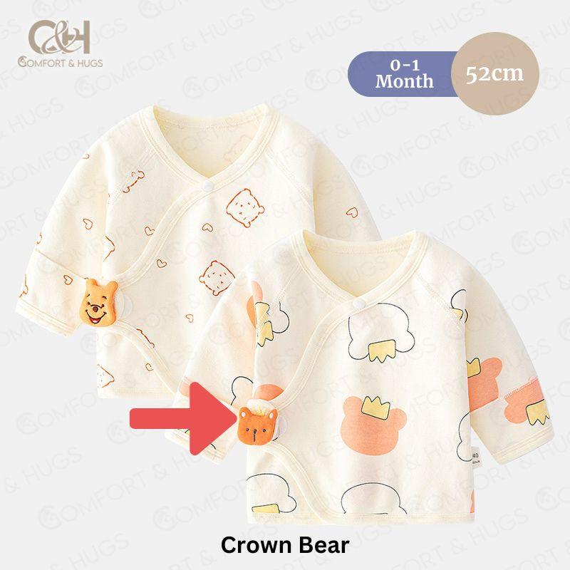 Baby Kimono Newborn Cotton Yarn Bodysuit Romper Infant Japanese Pajamas 0-24 Months Comfort & Hugs - Comfort & Hugs