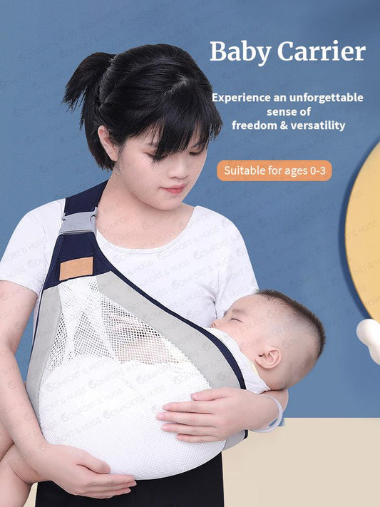 Baby Carrier Newborn to Toddler Baby Shoulder Sling Carrier Cotton Fabric Baby Travel Essential Comfort & Hugs - Comfort & Hugs
