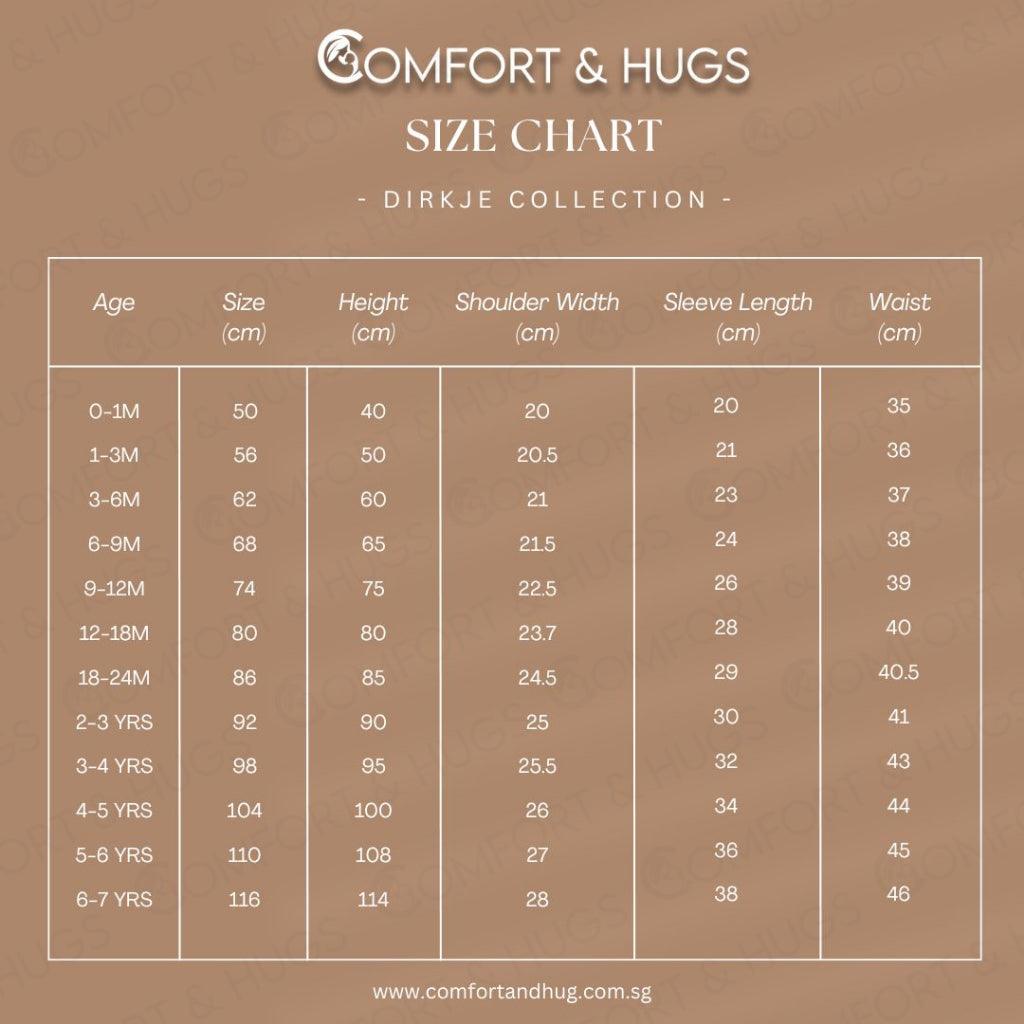 Comfort & Hugs x Dirkje Collection Girls Baby Bodysuit With Light Blue Hairband Summer Cotton Wear - Comfort & Hugs
