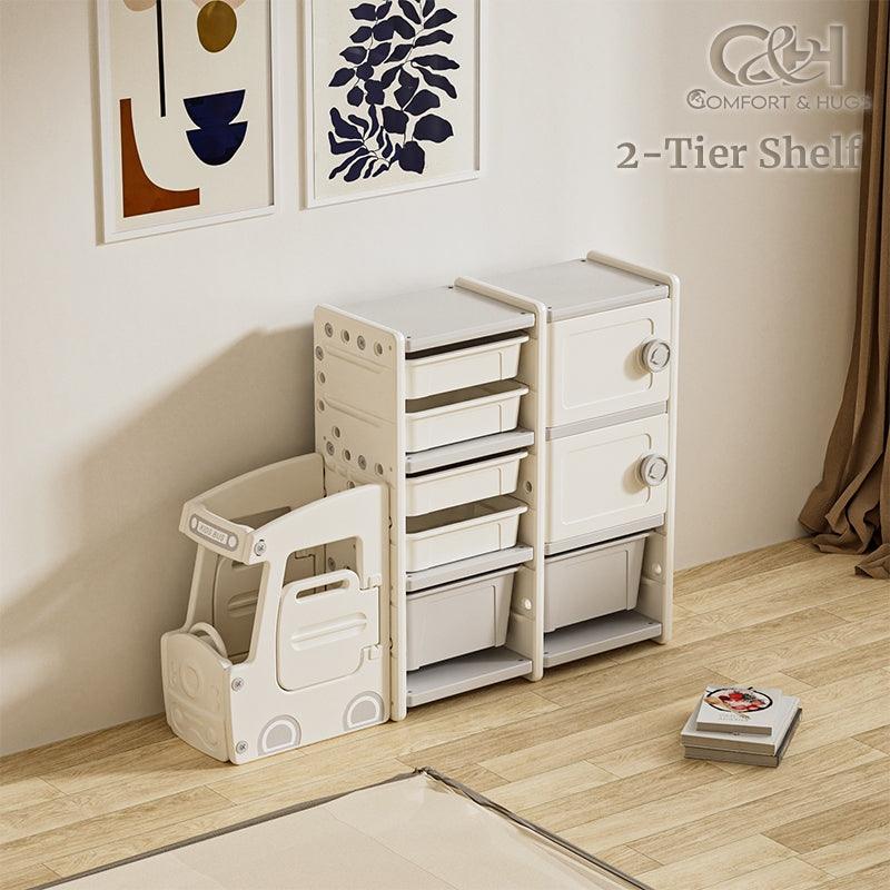 Kids/ Baby Bus Storage Rack With Accessible Bus Driver Seat, Space Saver Storage Box Organizer, Pet Storage Organizer INSTOCK Comfort & Hugs - Comfort & Hugs