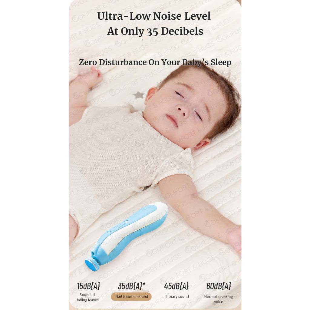 Baby Nail Trimmer New 6 in 1 LED Light Electric Baby Care Safe Electric Baby/Toddler Nail Trimmer Comfort & Hugs - Comfort & Hugs