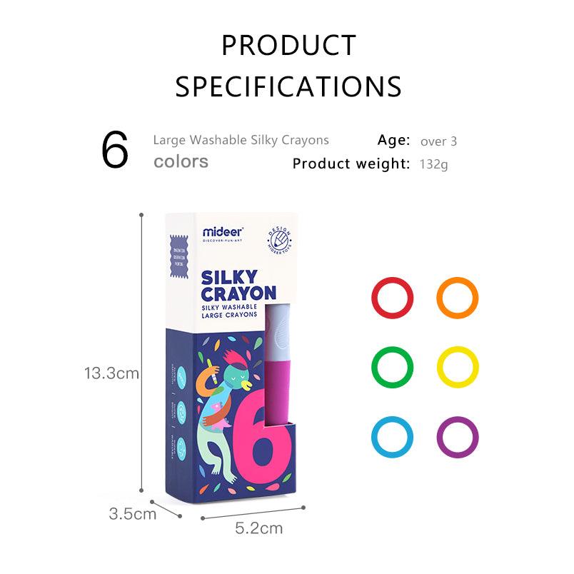 Comfort and Hugs x Mideer Silky Professional Crayon 6pcs/24pcs/36pcs - Comfort & Hugs