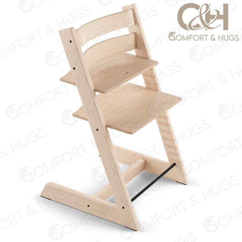 Baby Chair, High Chair, Wooden Chair, Adjustable,Kids Chair, 14 Levels Reinforced Hardware, Safe, Easy Comfort & Hugs - Comfort & Hugs