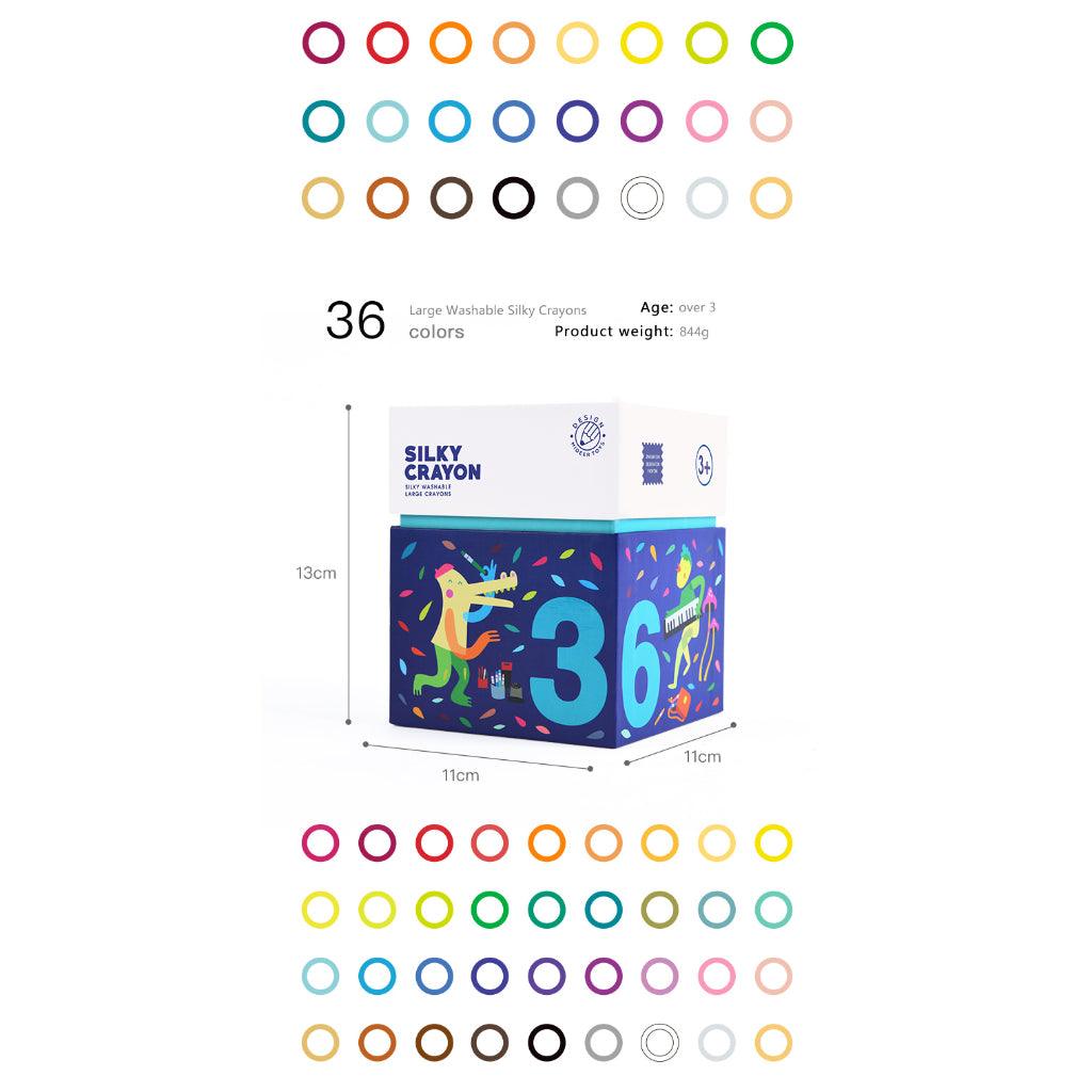 Comfort and Hugs x Mideer Silky Professional Crayon 6pcs/24pcs/36pcs - Comfort & Hugs