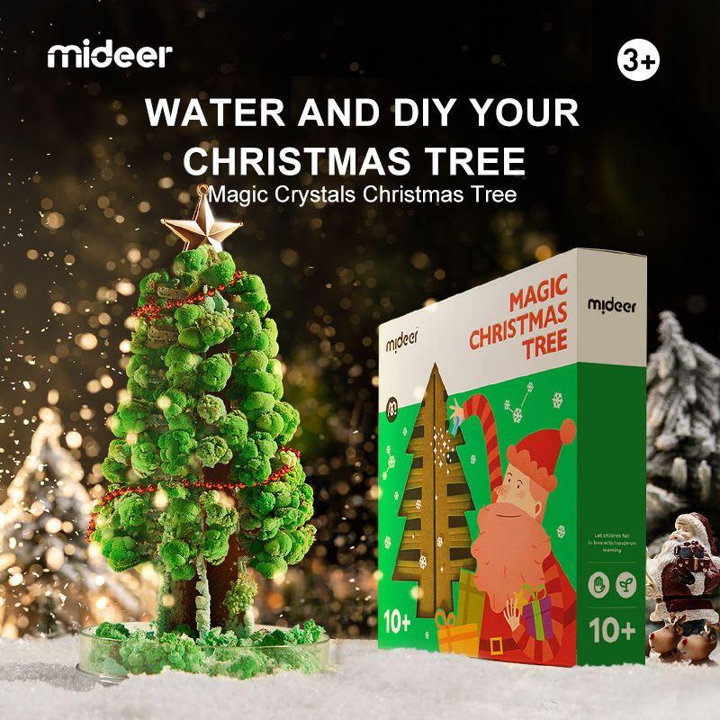 Mideer Magic Growing Crystal Christmas Tree, Presents Novelty Kit for Kids Funny Educational and Party Toys - Comfort & Hugs