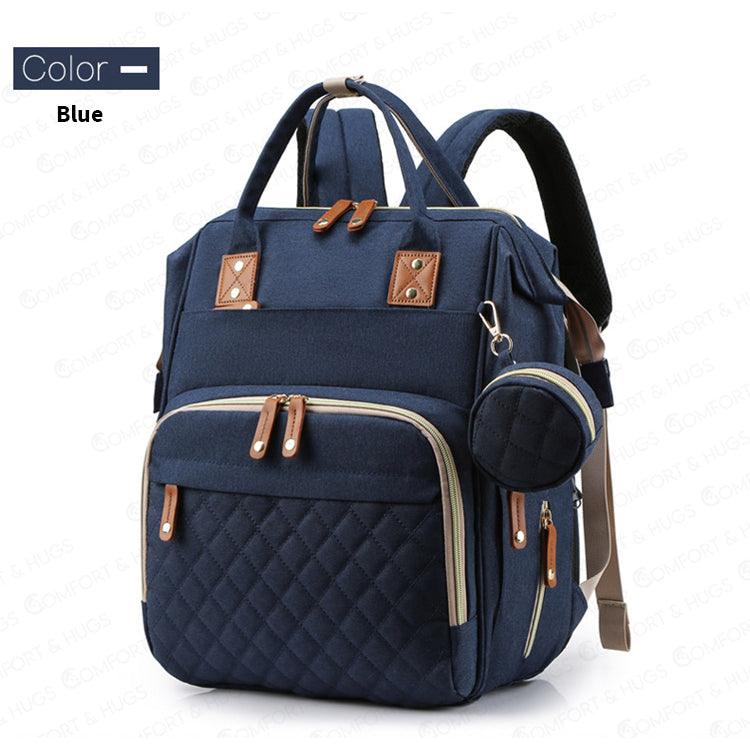 Portable Bed Mummy Bag Multifunctional Large Capacity Waterproof With Built In Changing Mattress Comfort & Hugs - Comfort & Hugs