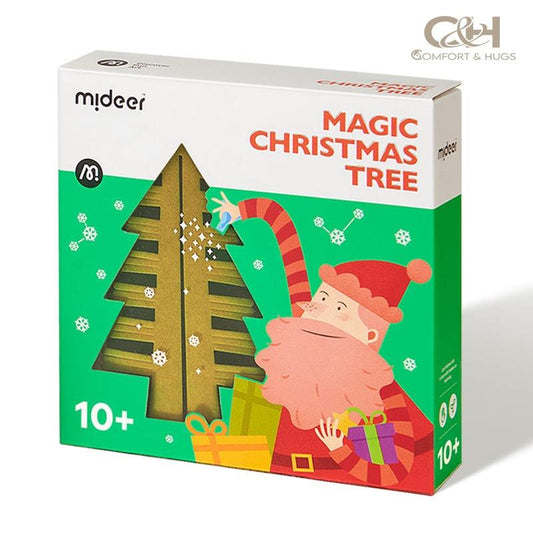 Mideer Magic Growing Crystal Christmas Tree, Presents Novelty Kit for Kids Funny Educational and Party Toys - Comfort & Hugs