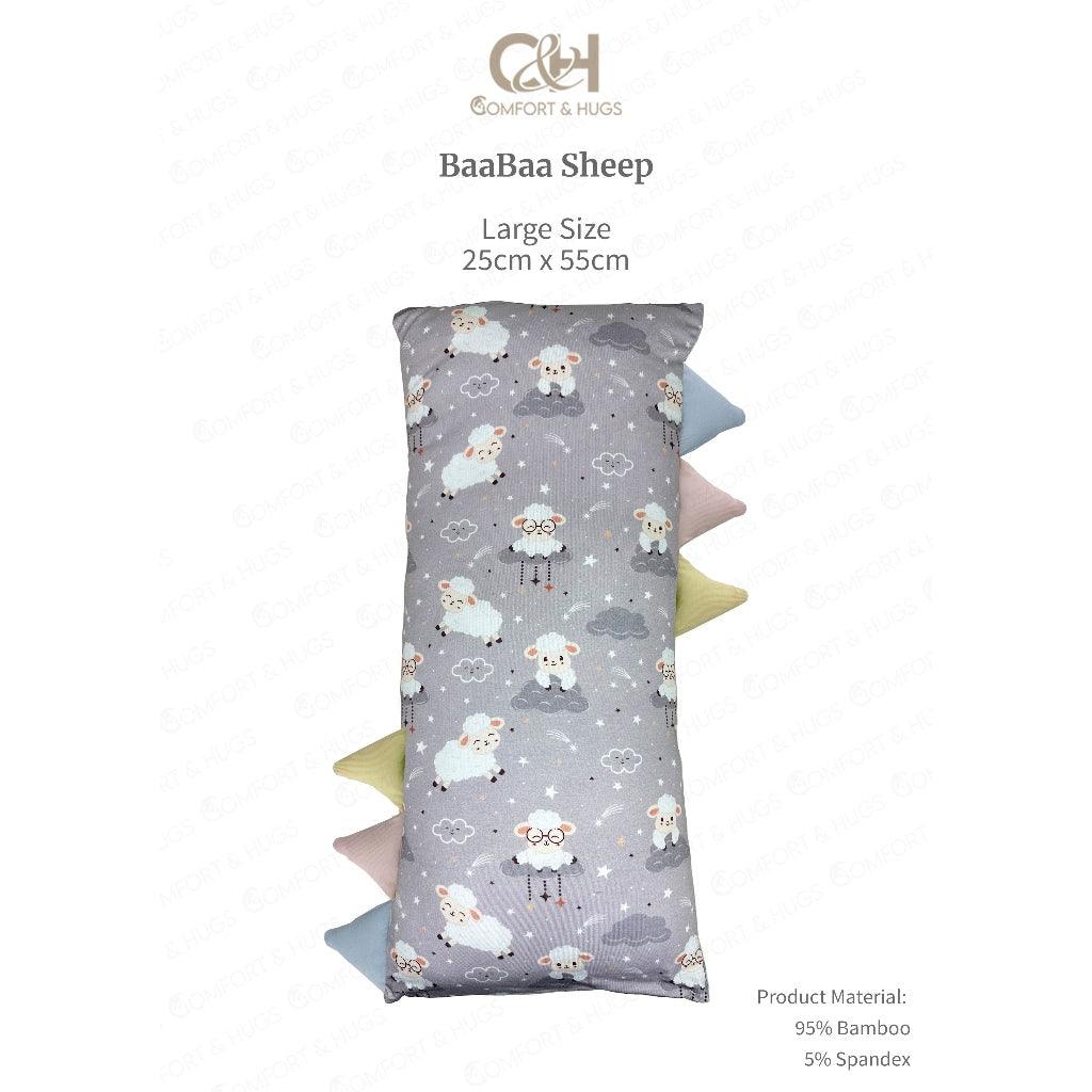 Comfort & Hugs Bed Time Buddy Organic Bamboo Hypoallergenic Baby Pillow With Triangular Tag - Comfort & Hugs