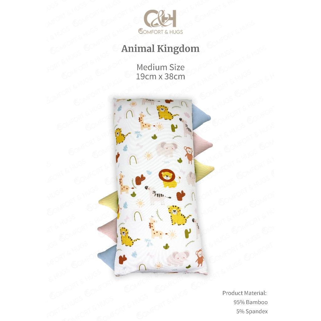 Comfort & Hugs Bed Time Buddy Organic Bamboo Hypoallergenic Baby Pillow With Triangular Tag - Comfort & Hugs