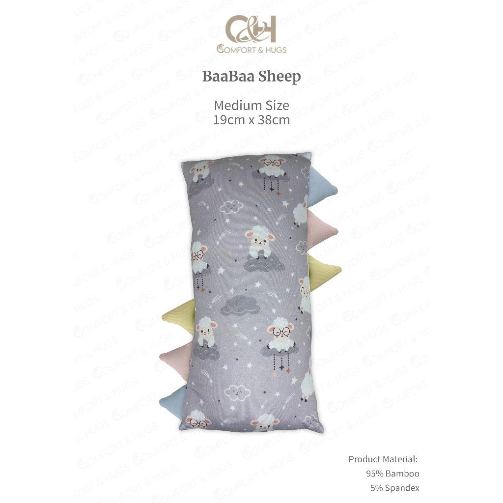 Comfort & Hugs Bed Time Buddy Organic Bamboo Hypoallergenic Baby Pillow With Triangular Tag - Comfort & Hugs