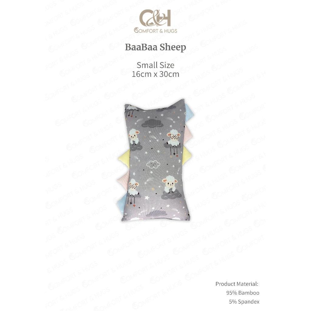 Comfort & Hugs Bed Time Buddy Organic Bamboo Hypoallergenic Baby Pillow With Triangular Tag - Comfort & Hugs
