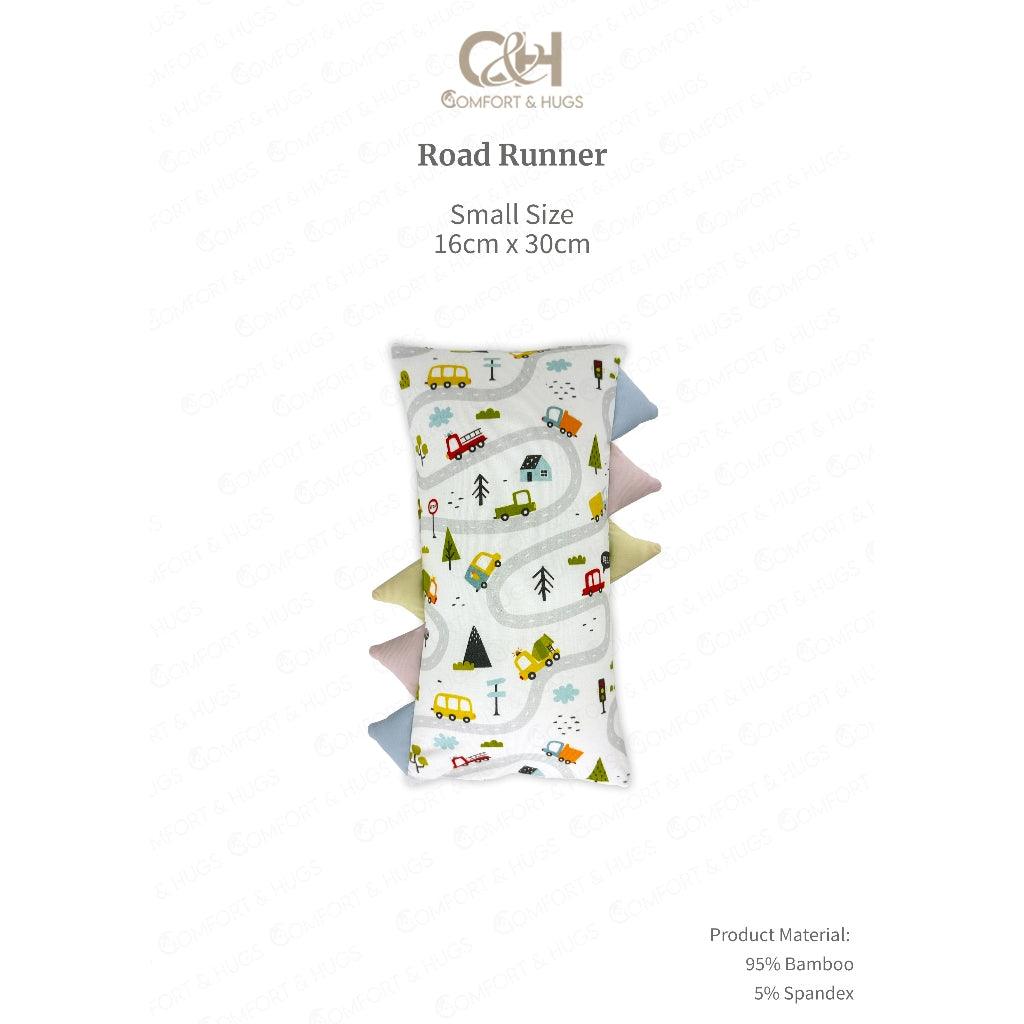 Comfort & Hugs Bed Time Buddy Organic Bamboo Hypoallergenic Baby Pillow With Triangular Tag - Comfort & Hugs