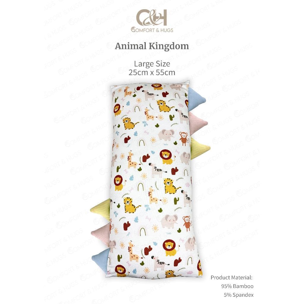 Comfort & Hugs Bed Time Buddy Organic Bamboo Hypoallergenic Baby Pillow With Triangular Tag - Comfort & Hugs