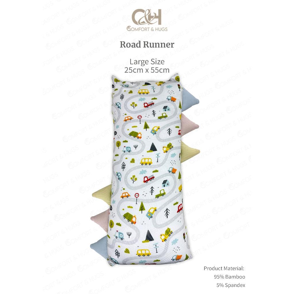 Comfort & Hugs Bed Time Buddy Organic Bamboo Hypoallergenic Baby Pillow With Triangular Tag - Comfort & Hugs